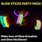 300 Ultra Bright Glow Sticks Jewelry Bulk Party Favors and Connectors - 8" Glow in The Dark Party Supplies, Neon Party Glow Necklaces and Glow Bracelets for Kids and Adults